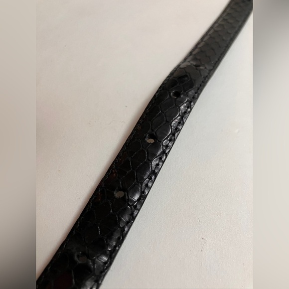 ELLEN TRACY vintage leather belt with Century Canada buckle - Picture 5 of 6